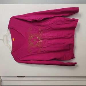 Hot pink sweater size L